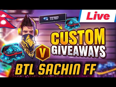 🔴FREEFIRE [ NEPAL ] BANGLADESH LIVE | BD SERVER|Diamond💎Giveaway|BTL SACHIN FF 🇳🇵| #freefire #fflive