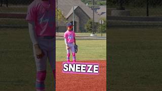 Don't sneeze and field #basebroz #baseball #baseballlove #baseballlife #oops #sneeze #shortstop