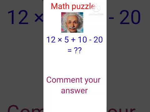 Math puzzle || #math #quizgame #quiz #mathematics #gkquestion