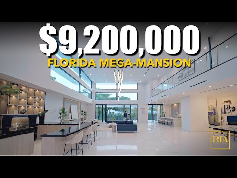 Inside a $9,000,000 FLORIDA MEGA MANSION | Luxury Home Tour | Peter J Ancona