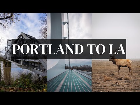 Portland to Los Angeles 3 Day Road Trip: 30+ Stops Along the Drive