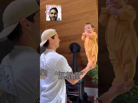 cute baby playing on his father's hand. #shorts #ytshorts #viral #cutebaby #youtubeshorts #tiktok