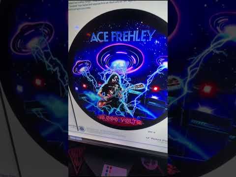 Ace Frehley - 10,000 Volts Vinyl Test Pressing Playback  #acefrehley #newmusic