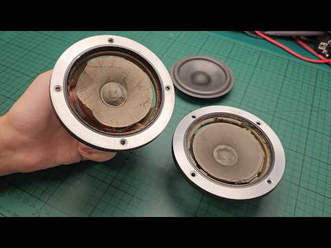 Recone Tonsil GDM 10/60 60W 8ohm midrange driver from Unitra 75W speakers