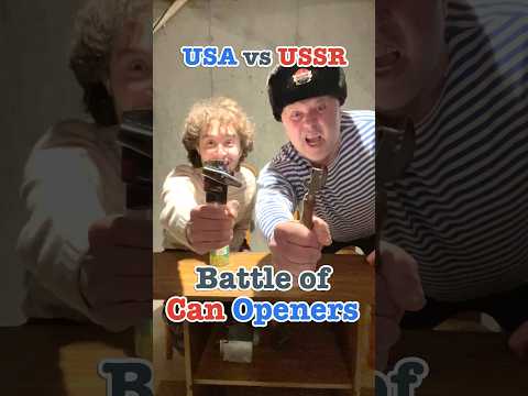 USA vs USSR: Which can opener is better? #crazyrussiandad #canopener #ussr #soviet #sovietunion