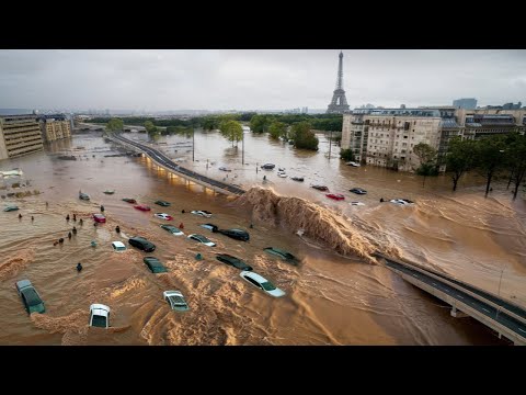 France is sinking 3 meters! Dams and rivers overflow, historic flooding in France