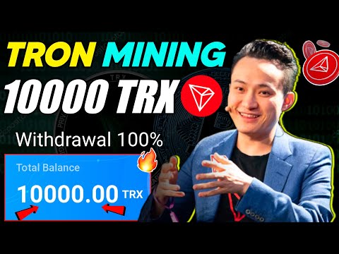 ⚡️best tron trx mining earning website of 2022 latest version 🔥trx mining earn free 6666trx 🤑