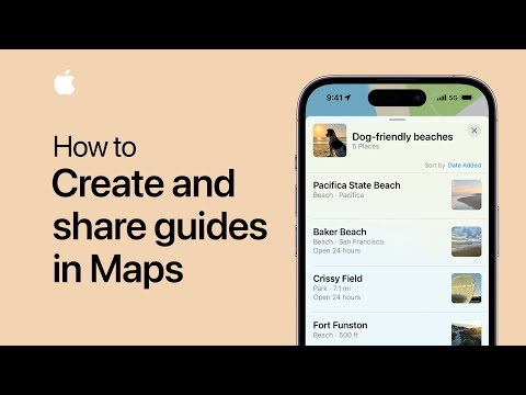 How to create and share guides in Maps on iPhone and iPad | Apple Support