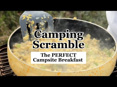 Easy Camping Breakfast For Families 🍳 How To Make Camping Scramble #campingmeals #campingfood