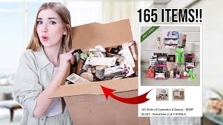 I Bought A Box Of Returned Makeup!! *165 ITEMS*