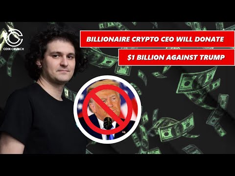 Billionaire Crypto CEO will donate $1 Billion against Trump | #shorts | Coin Crunch India