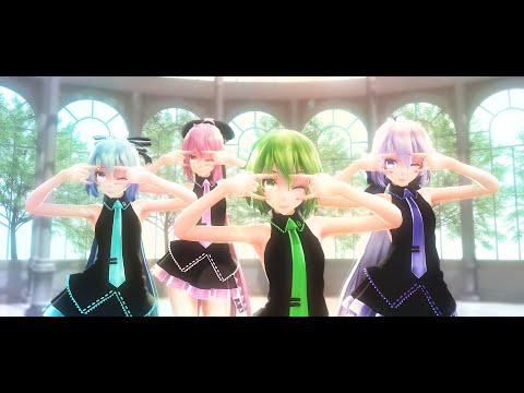 【MMD】aespa - "Savage"【Tda GUMI×Miku×Haku×Luka】