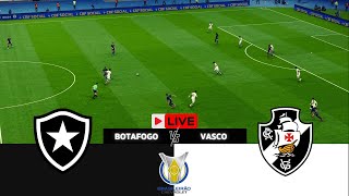 🔴BOTAFOGO X VASCO AO VIVO - BRASILEIRÃO 2024 DIRETO DO NILTON SANTOS - VIDEO GAME SIMULATION