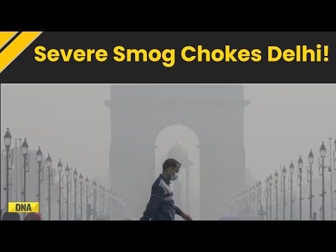 Breathless Delhi: Severe Smog Engulfs National Capital, AQI Crosses 340| Pollution Update