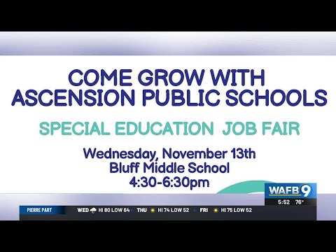 Ascension Public Schools to host job fair Wednesday