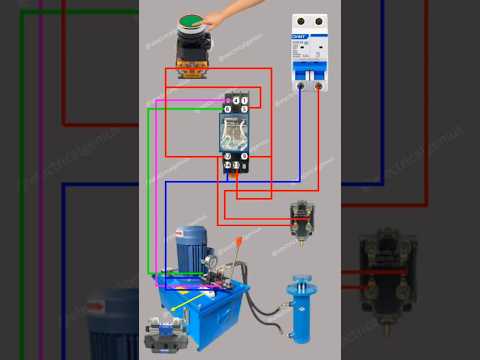 Hydrolic cylinder control wiring | hydrolic machine auto control | hydrolic machine