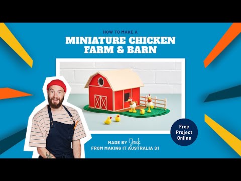 How To Make a Miniature Chicken Farm and Barn | Making It Australia S1 | Spotlight Stores