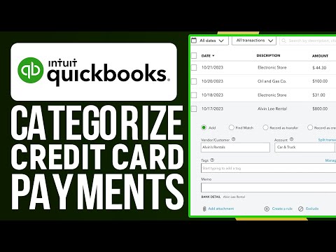 How To Categorize Credit Card Payments In QuickBooks Online (2024) Full Tutorial