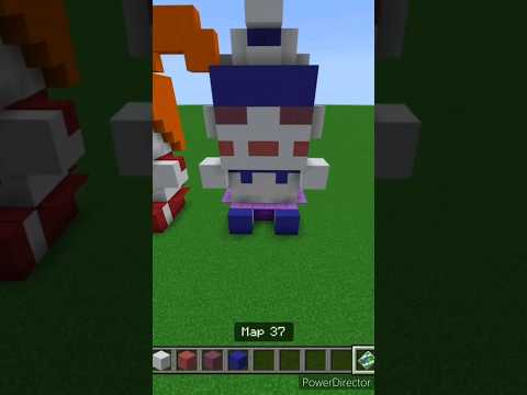 Minecraft building FNAF Ballora #fnaf #minecraft #gaming #fyp #foryou #shorts