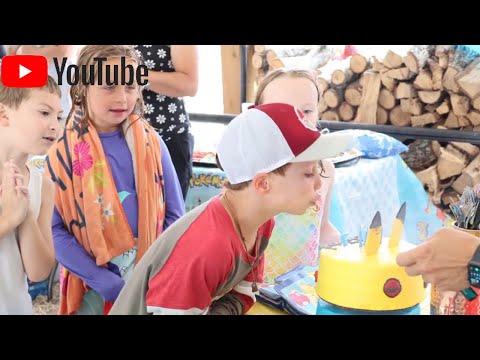 Busy Raisin Hell! Pokémon theme birthday party!!