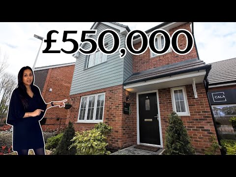 INSIDE a 3 bed New Build home UK| CALA Homes UK THE FIR showhome FULL TOUR | £419,950 - £550,000