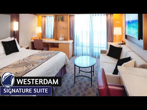 HAL Westerdam | Signature Suite Walkthrough Tour & Review 4K | Holland America Cruise Line