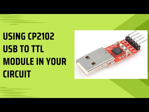 Using CP2102 based USB to TTL converter