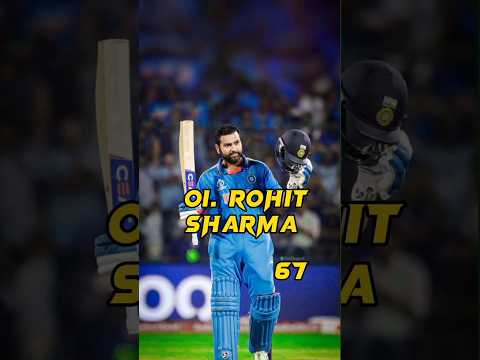 Top 10 player with most ODI sixes in 2023 #top #top10most #10most #ytshorts #viral #shortvideo