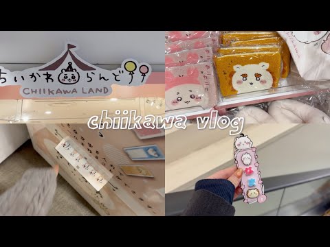 [Chiikawa Vlog] Chiikawa Land | Harajuku Kiddy Land | New October Releases | Gacha | Shopping Haul