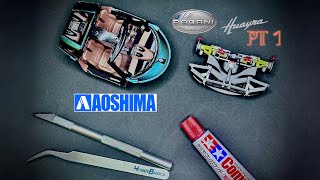 Pagani Huayra Aoshima kit 1/24 Part 1