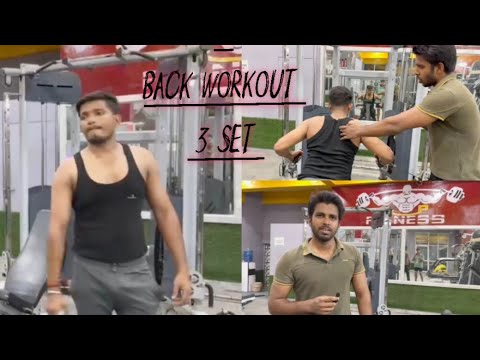 back workout || 3set workout #motivation #naturalbodybuilding #workoutmotivation