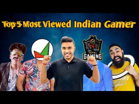 Top 5 Most Viewed Gaming Channels in India 🇮🇳 | Ft. Techno Gamerz , Total Gaming, A_s Gaming