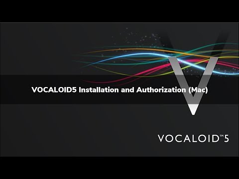 VOCALOID5 Installation and Authorization (Mac)