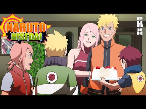 Shinachiku dad's exciting birthday with NaruSaku Uzumaki family | NARUTO HISEDAI