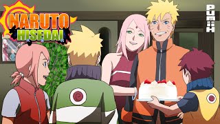 Shinachiku dad's exciting birthday with NaruSaku Uzumaki family | NARUTO HISEDAI