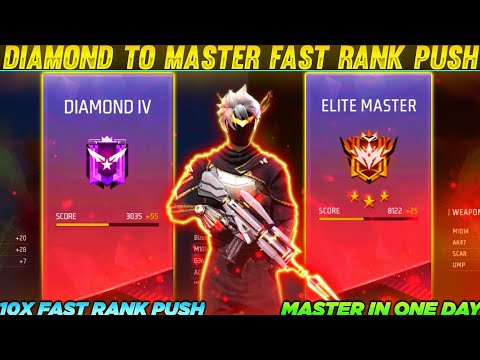 Solo rank push tips and tricks| Diamond to master fast rank push | How to push rank in free fire