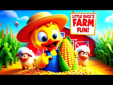 🦆 Little Duck's Farm Fun! 🎉🎶 | Kids' Songs, Rhymes and Animations