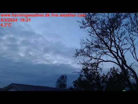 March 2024 weathercam timelapse, herningweather.dk