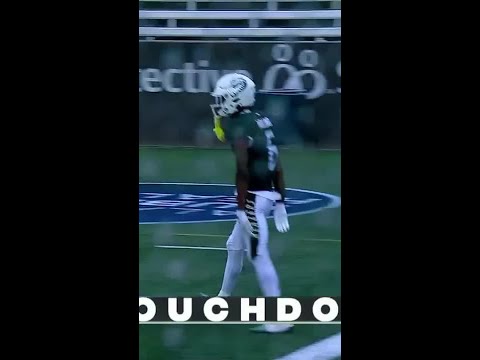 Jalen Kitna with a pass completion to Amare Thomas for  TD  vs. Uconn