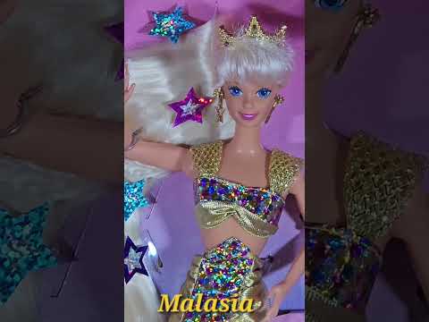 Jewel Hair Mermaid BARBIE versión China VS Malasia #barbie