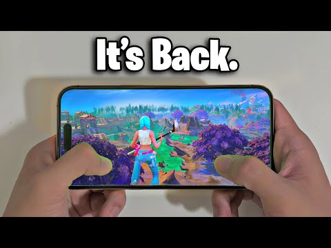 I Played Fortnite MOBILE… (How To Download)