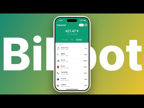 Free, easy-to-use Billbot management and tracking of all your subscription services (CC subtitles)