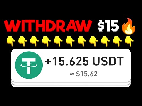 Withdraw $15 Instantly🤑 ~(LIVE PROOF) | Earn USDT From this new site