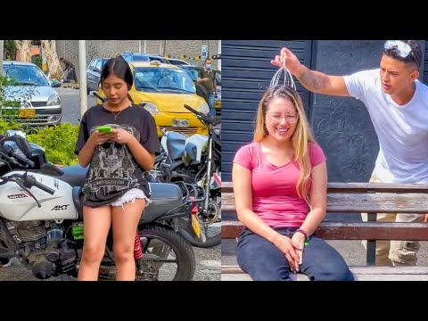 Head massager prank with girls🤣🤣| #viral #funny #funnyvideo #girls #pranks