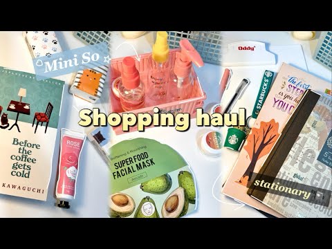 Shopping Haul 🛍️✨Got some Stationery,Mini so products, etc. #haul #shoppingvlog #shoppinghaul