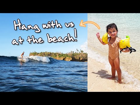 Hang with us at the beach! Surfing and swimming