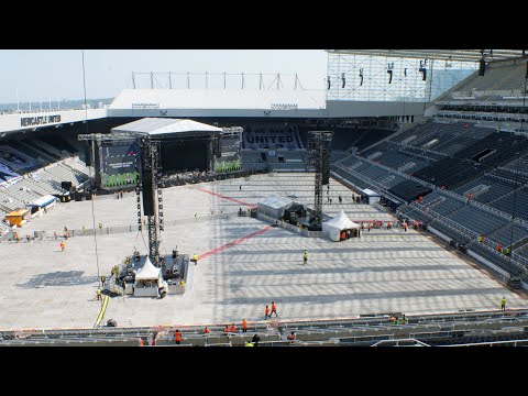 Insight into L-Acoustics K Series Loudspeaker System for Sam Fender @ St. James' Park