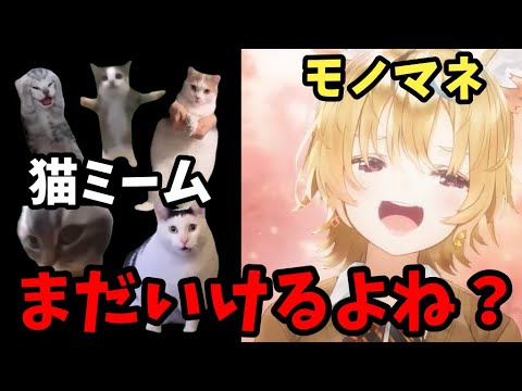 猫ミームと尾丸ポルカ【ホロライブ/切り抜き】