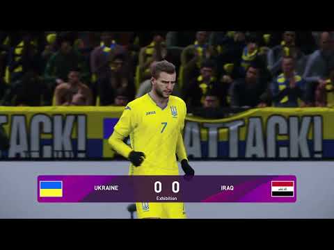 Iraq vs Ukraine eFootball PS4 Gameplay | Mundo Gamer Brasil (2024)