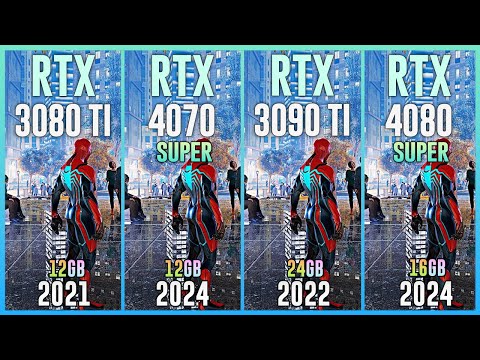 RTX 3080 TI vs RTX 4070 SUPER vs RTX 3090 TI vs RTX 4080 SUPER - Test in 20 Games